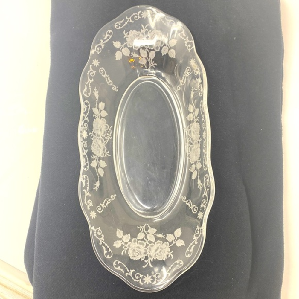 Cambridge‎ Glass Oval Bowl